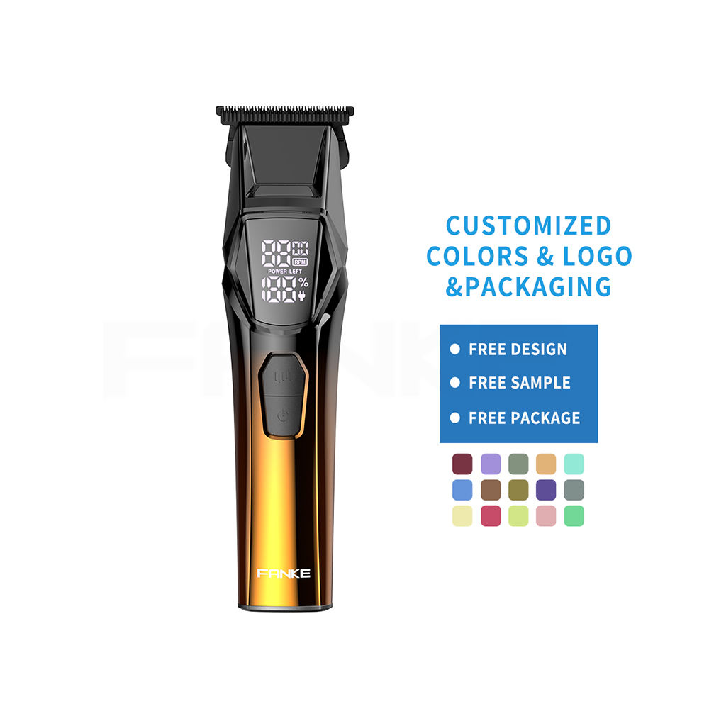 Customized Rechargeable Electric Men's Hair Clipper, Cordless Professional Hair Clipper Manufacturer, Oil Head Hair Clipper details Picture