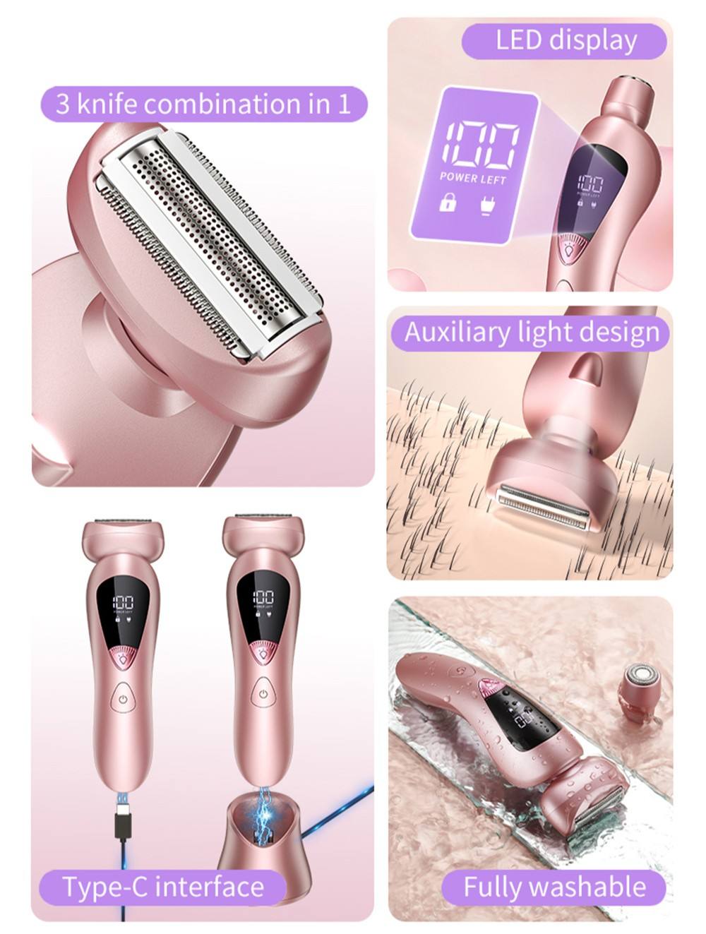 理发器/理发器电推剪/VGR/電動毛髮修剪器/geemy产品图