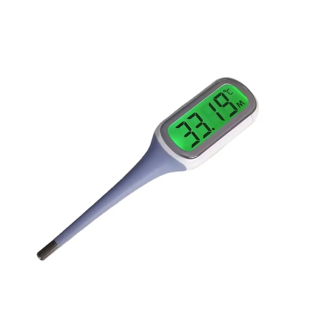 Wholesale of household electronic thermometers in stock. 9-second rapid temperature measurement. Large screen display for both oral and armpit use. Cross-border export non-mercury thermometers