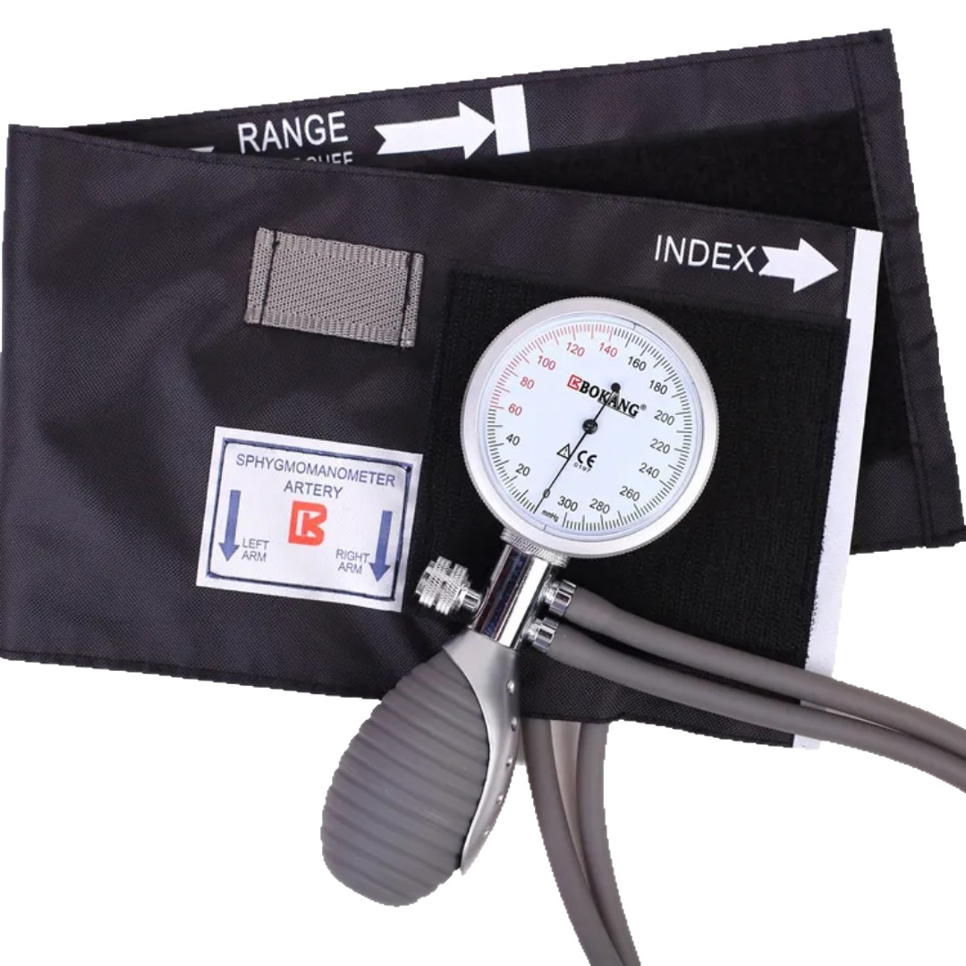 Foreign trade household integrated handheld pressure gauge mechanical manual blood pressure monitor accessories old model press-type blood pressure monitor Specification image