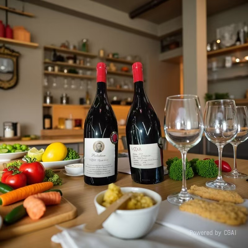 Spanish Weisal Dry Red Wine 750ML, Spanish wine pic 1