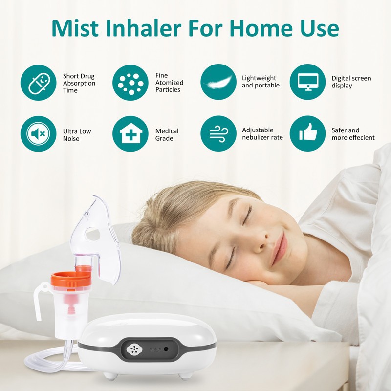 Medical compression nebulizer, portable for adults and children to relieve phlegm and cough, with digital display and timing function, cross-border new product Application Scenario