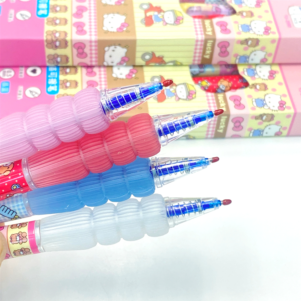 KT Cat Hot Erasable Press Gel Pen 0.5mm student exam girl style high appearance level practice pen Application Scenario