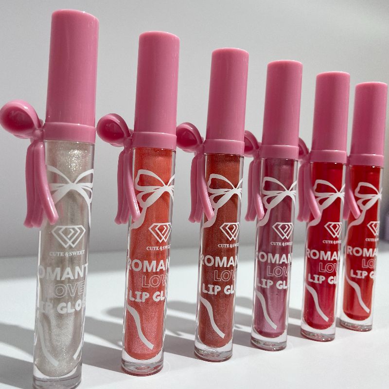 lip gloss six colors Six colors moisturizing Pretty Beauty fine glitter details Picture