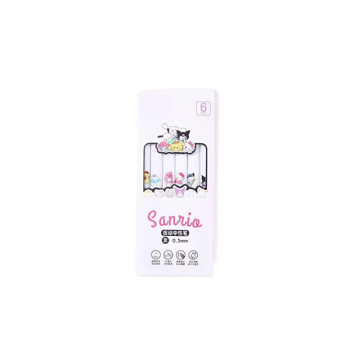 Sanrio ins high appearance level press gel pen ST Quick-drying smooth practice pen Student cute simple black pen Item Picture