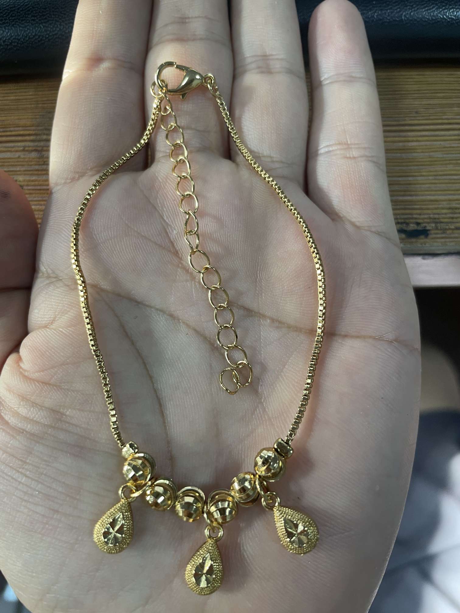 Imported jewelry chain, sea pattern stone ring jewelry, Bijoux fashion jewelry accessories details Picture