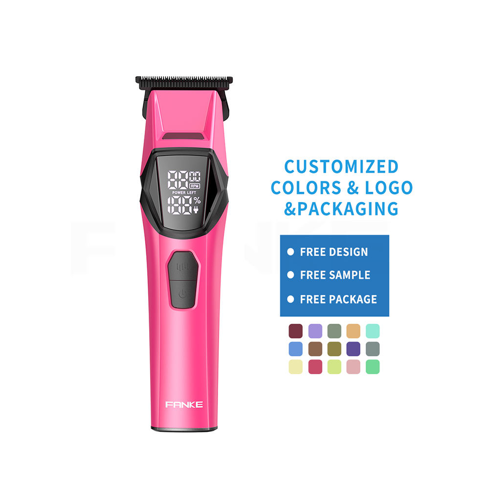 Customized Rechargeable Electric Men's Hair Clipper, Cordless Professional Hair Clipper Manufacturer, Oil Head Hair Clipper Item Picture