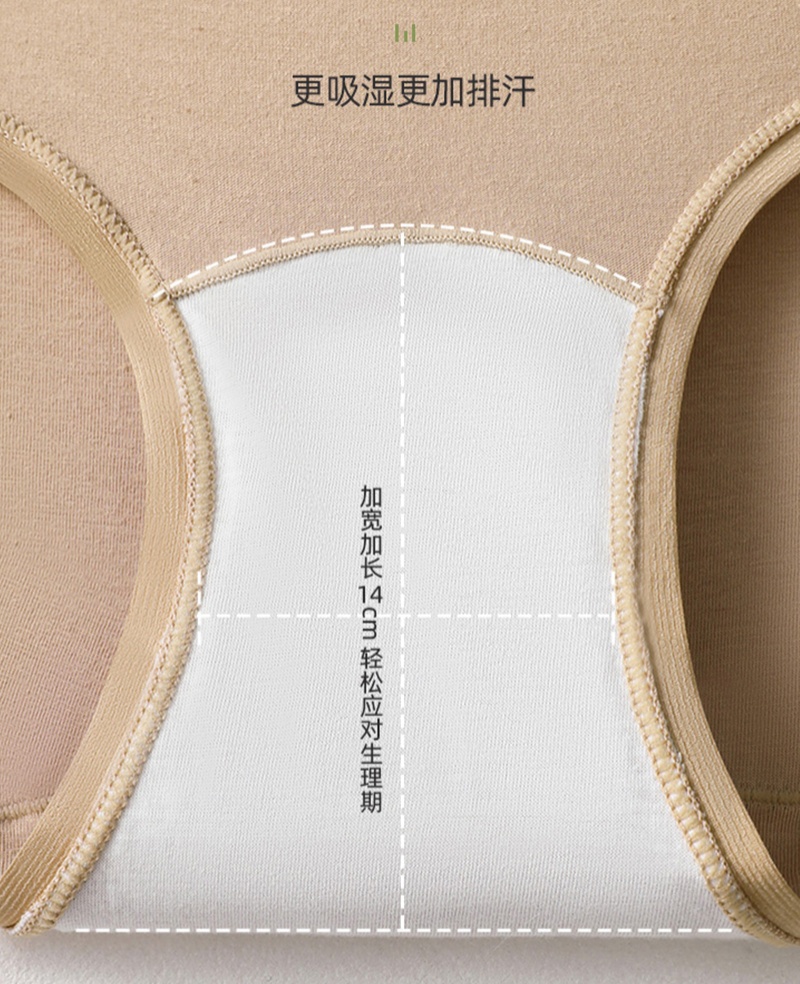 High-waisted cotton cross-shaped shaping pants, extended cotton cuffs, large-sized cotton underwear, women's seamless shorts, women's triangular underwear Application Scenario