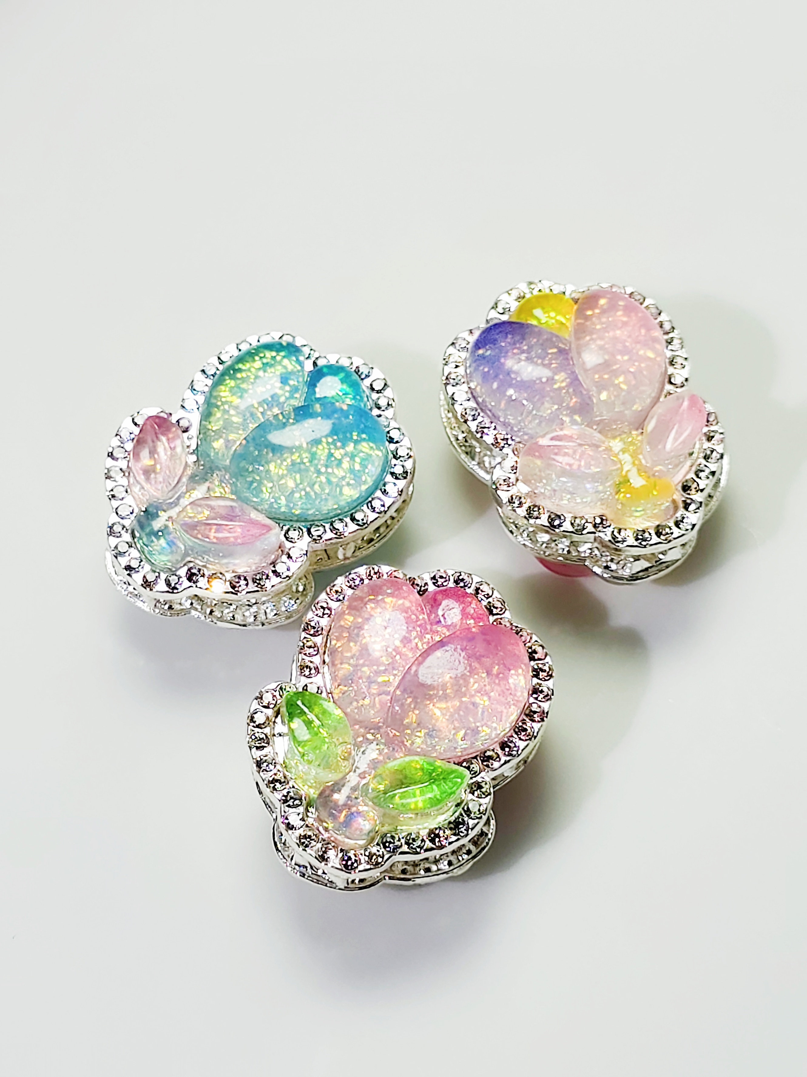 diy alloy jewelry accessories, colorful mobile phone chain accessories Specification image