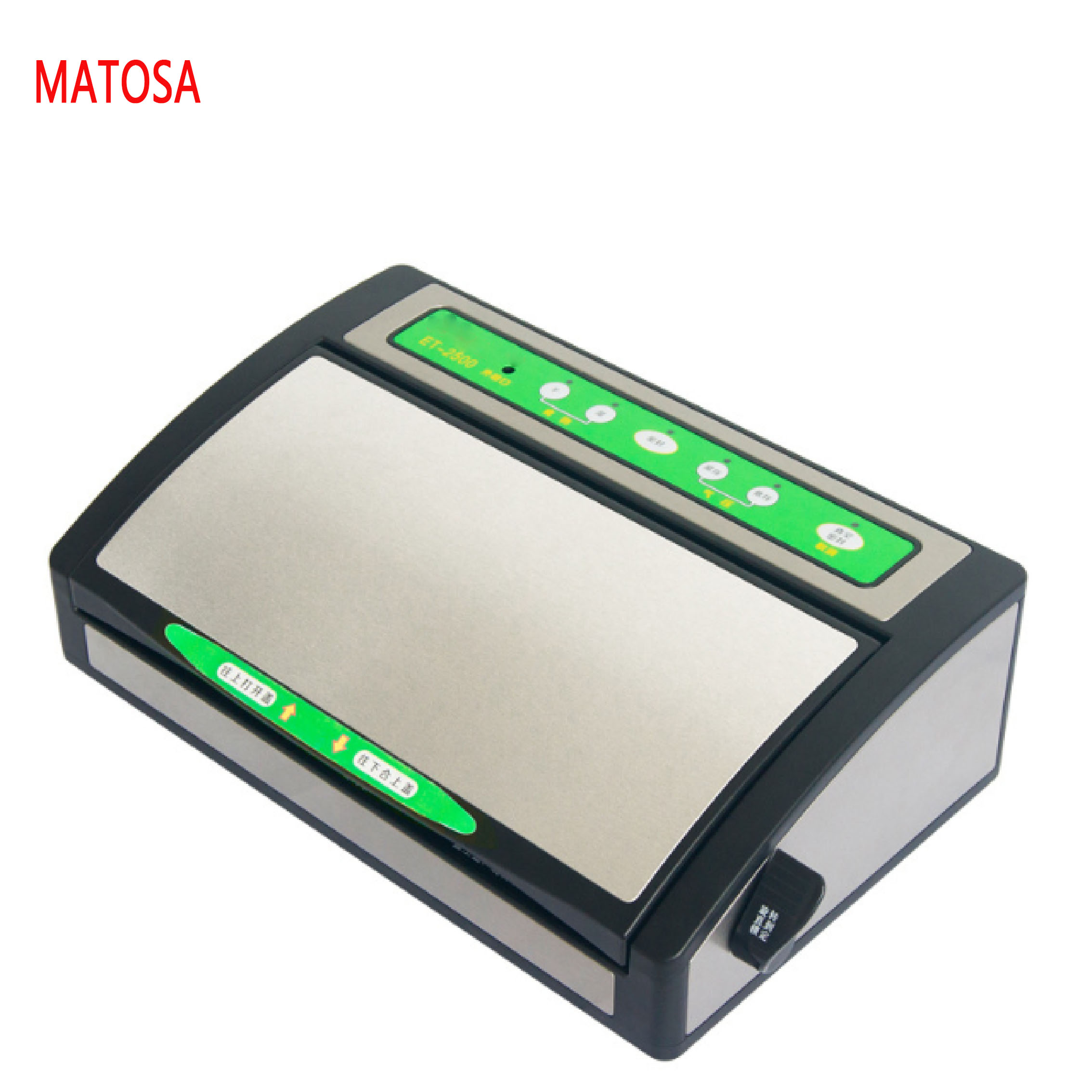 ET-2500 vacuum packaging machine, food sealing machine, small commercial and household, dry and wet dual-purpose, fully automatic and multi-functional