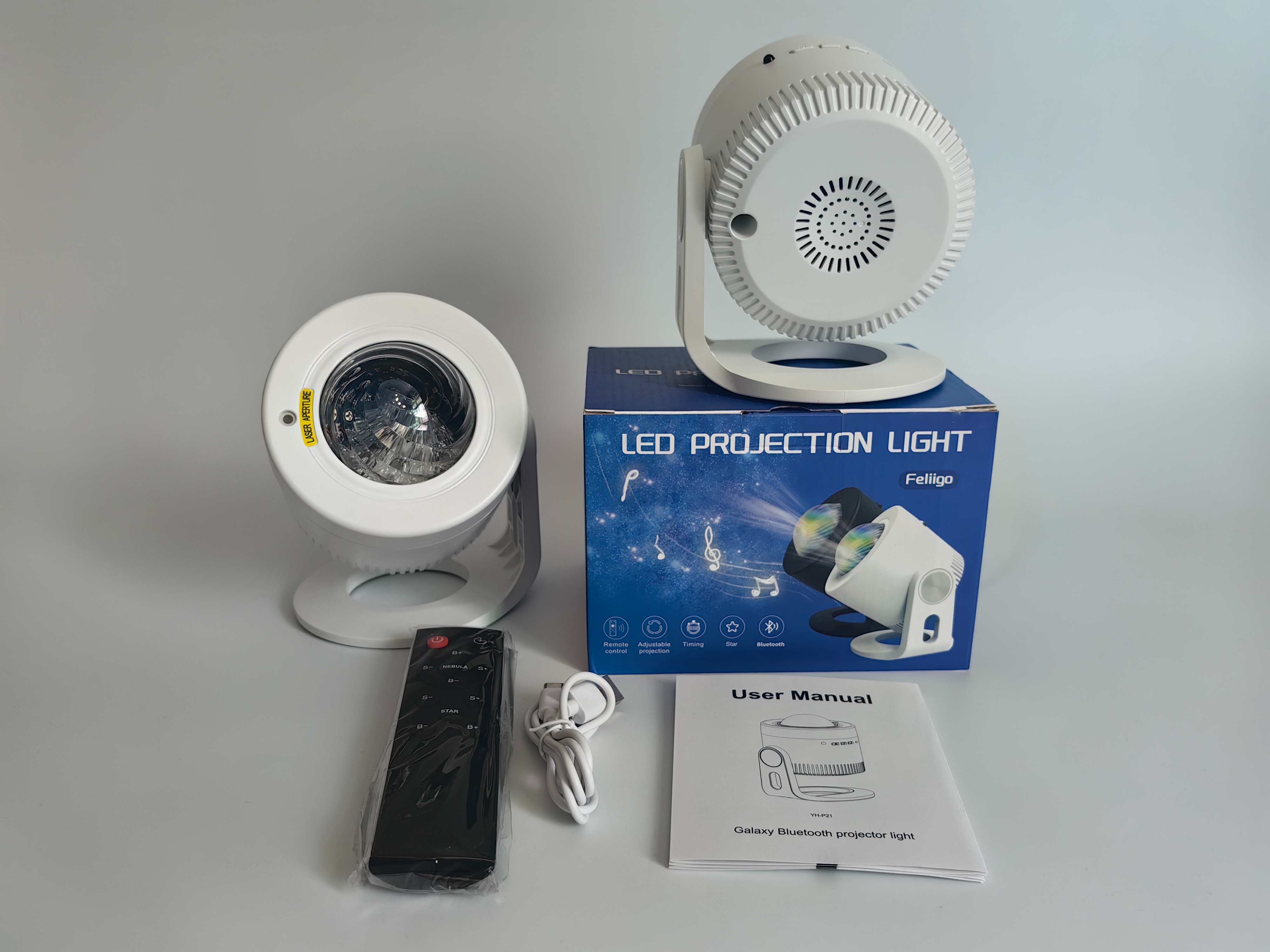 New Bluetooth starry sky projection lamp