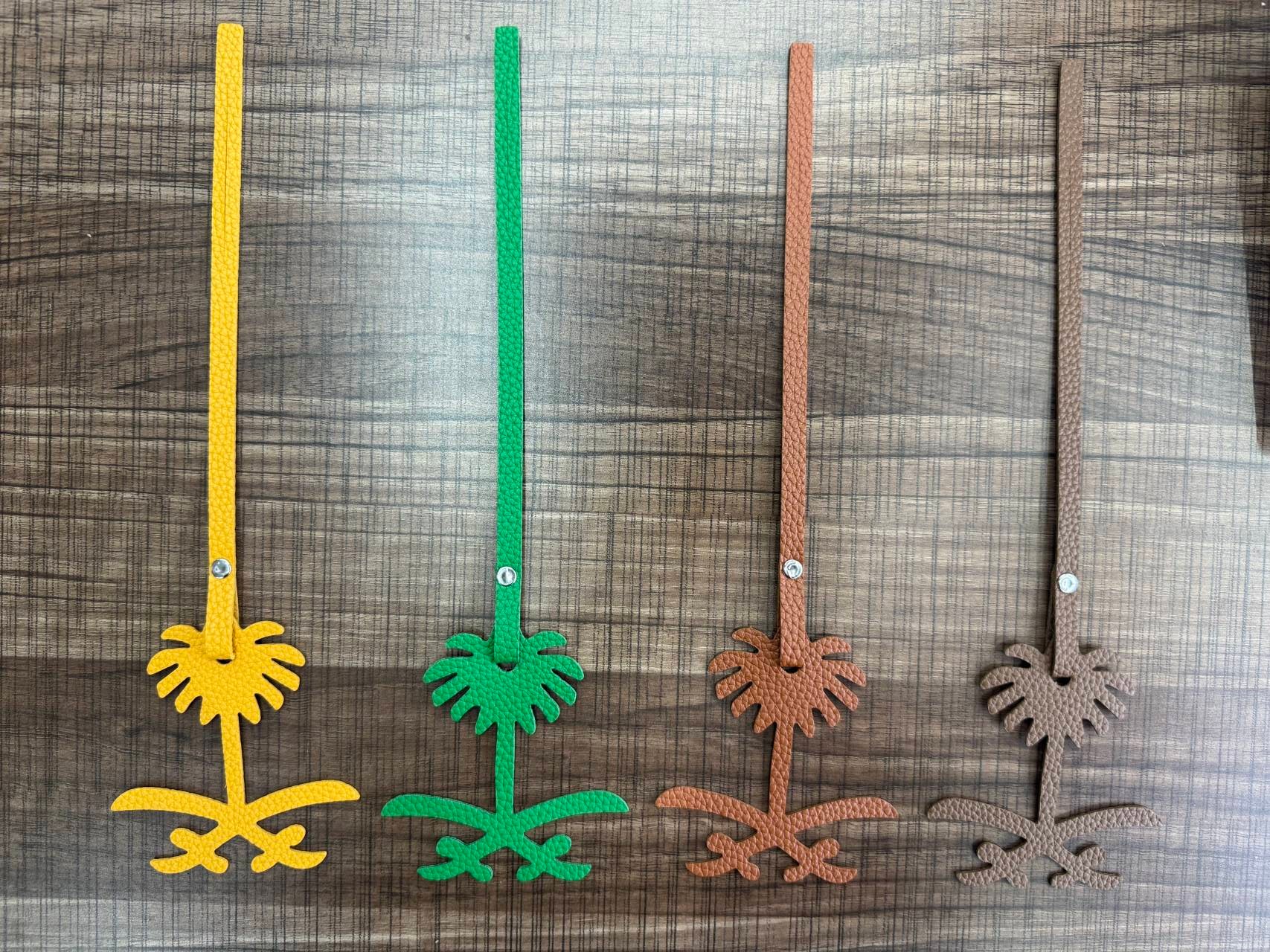 跨境中东沙特新款椰子树皮革包包挂件饰品配件设计