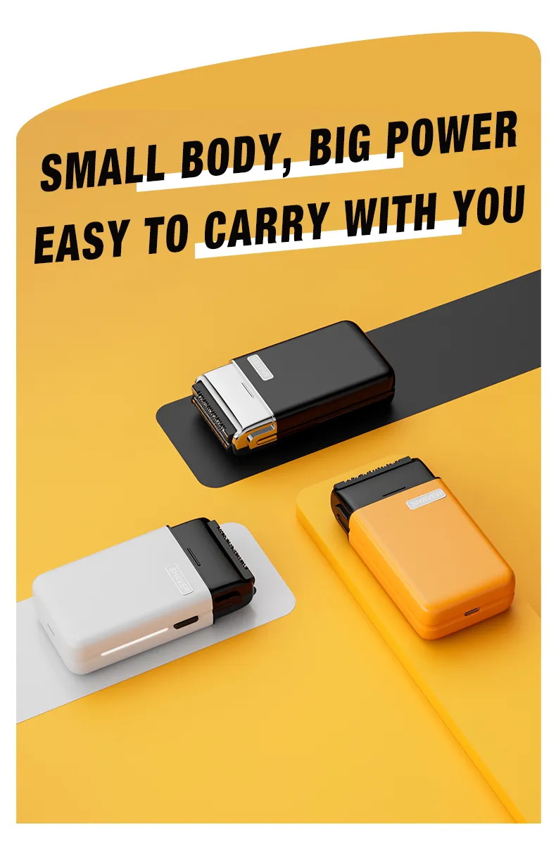 定制专业往复式迷你剃须刀KM-8701厂家价格干湿两用便携式迷你男士电动剃须刀详情4