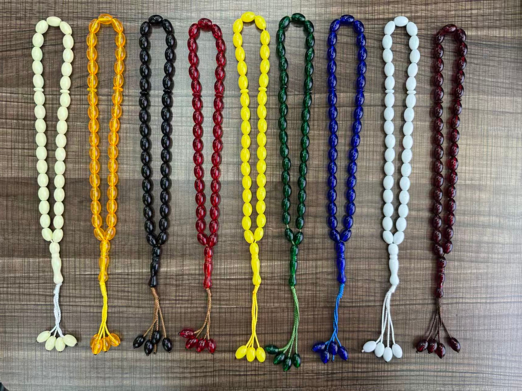 热销中东新款33颗手持礼拜亚克力念珠