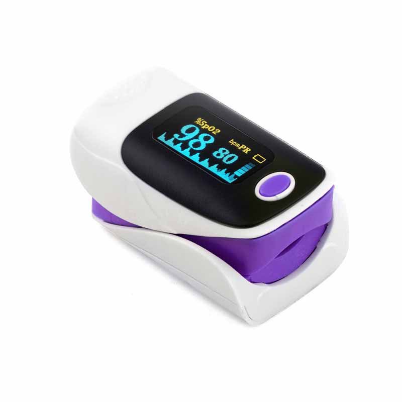 English packaging: Finger Oximeter, blood oxygen saturation detector Specification image