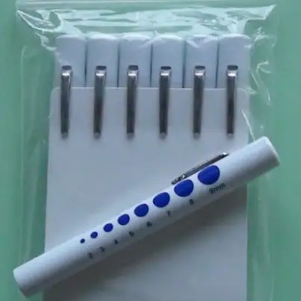 LED medical pen light, pupil pen light, disposable pupil detection pen, home yellow light flashlight detail image 3