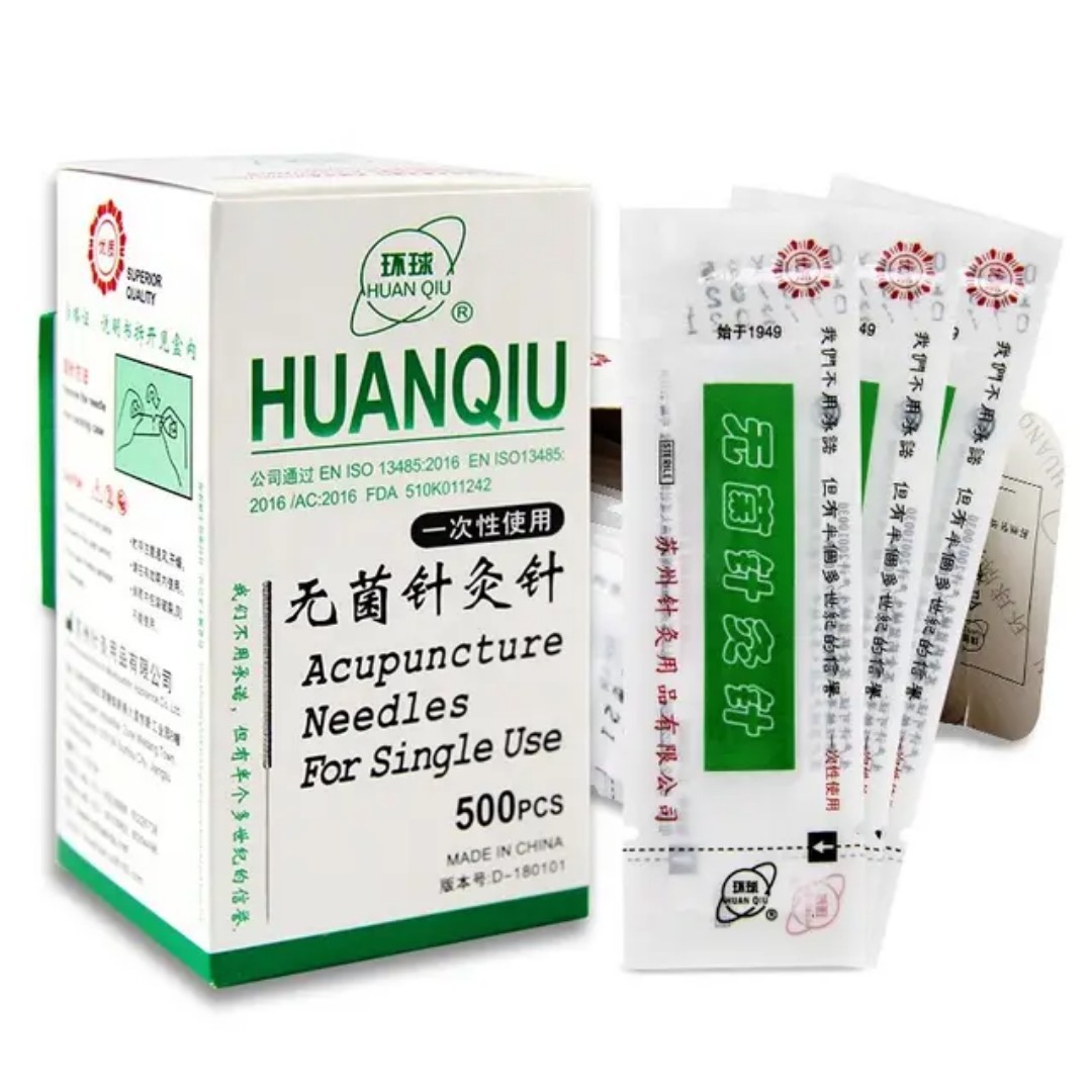 Each box of disposable sterile acupuncture tubes contains 500 needles, with one tube in each package