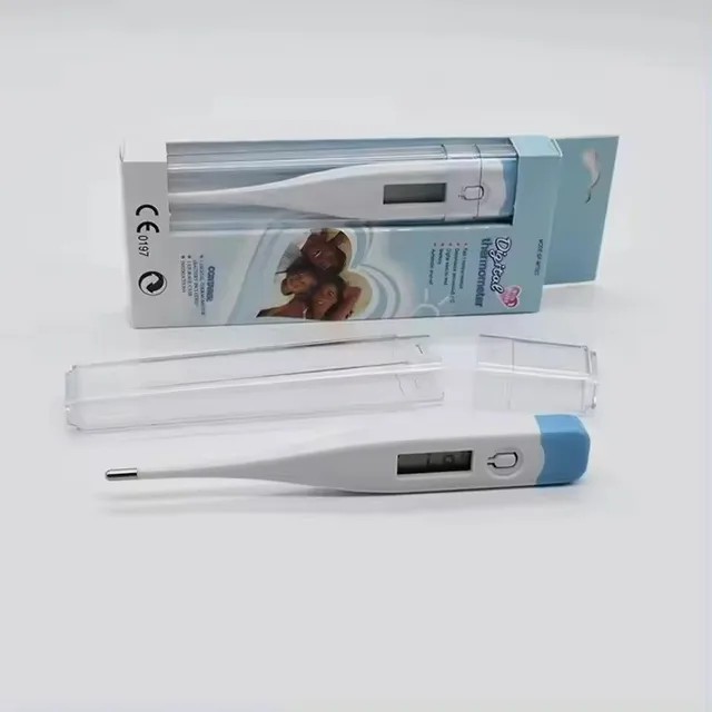 English export packaging electronic thermometer, hard-head digital thermometer, household and medical armpit thermometer Specification image