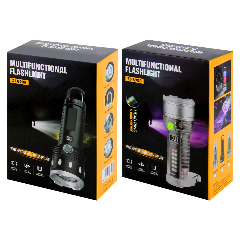 KINSACH Star Source Aluminum-plastic rechargeable white Laser + ultraviolet lamp beads + surface mount flashlight Application Scenario