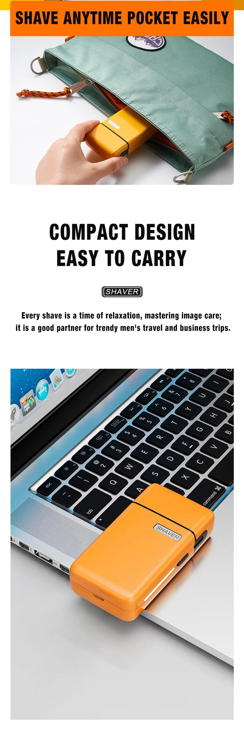 定制专业往复式迷你剃须刀KM-8701厂家价格干湿两用便携式迷你男士电动剃须刀详情12