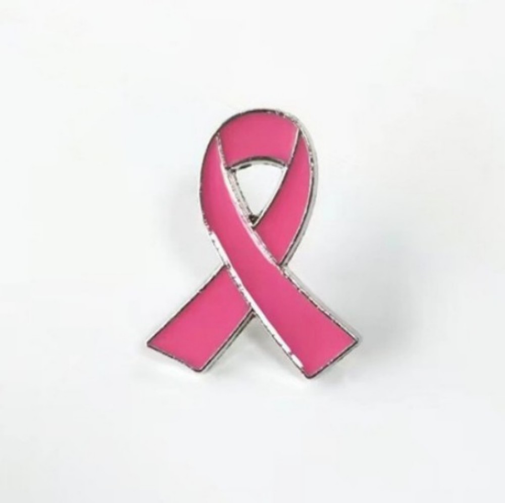 跨境粉红丝带胸针胸章热卖宣传关爱女性乳腺徽章配饰细节图