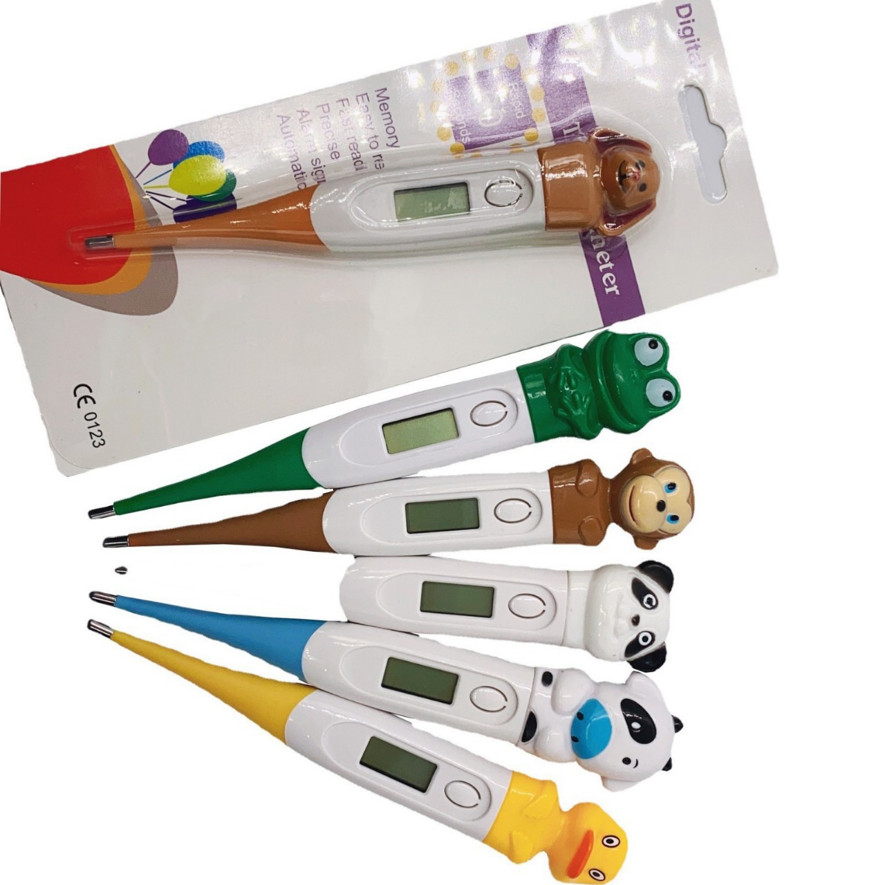 Wholesale of cartoon electronic thermometers for household children, adults, armpit digital thermometers and pet thermometers