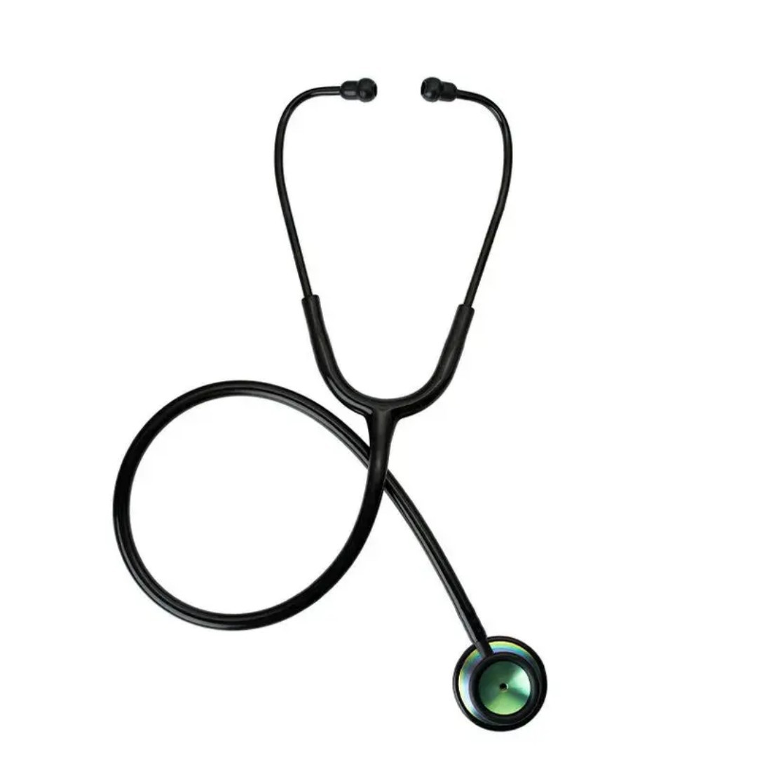 A dual-purpose, dual-head, double-sided stethoscope for measuring blood pressure is a medical device detail image 3
