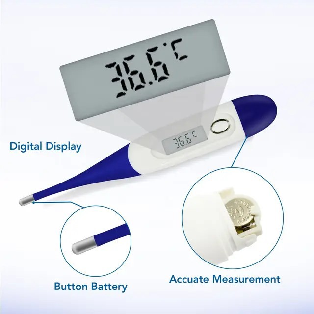 Supply electronic thermometers, digital home smart hard-head electronic thermometers, and digital human body temperature thermometers detail image 3