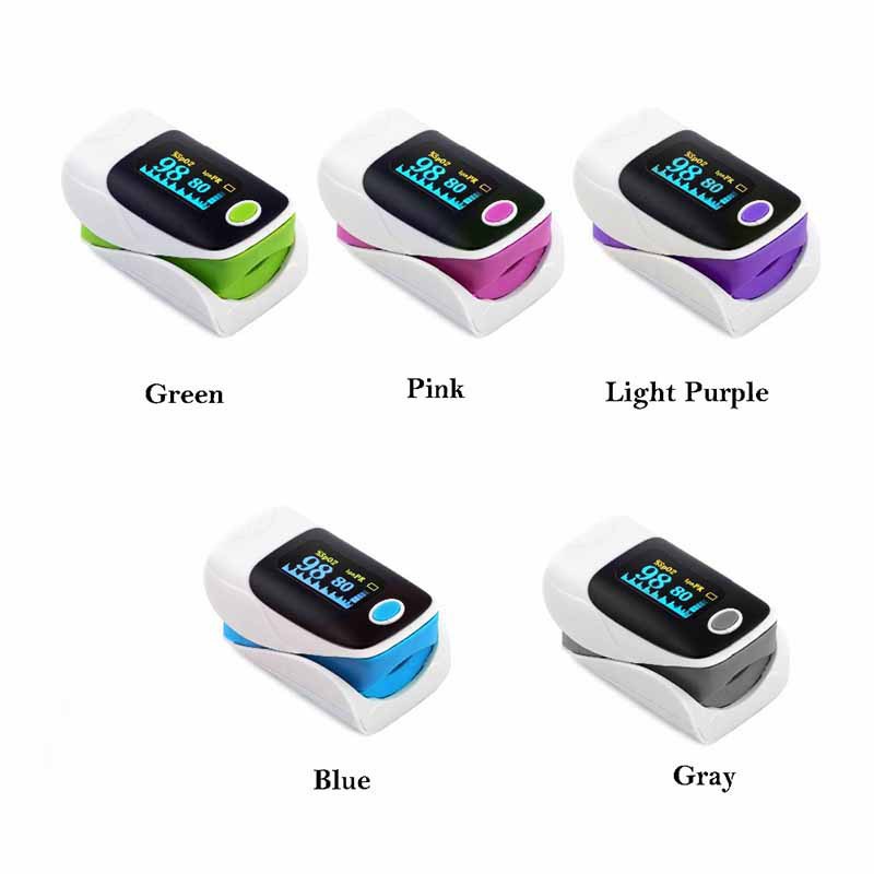 English packaging: Finger Oximeter, blood oxygen saturation detector detail image 4