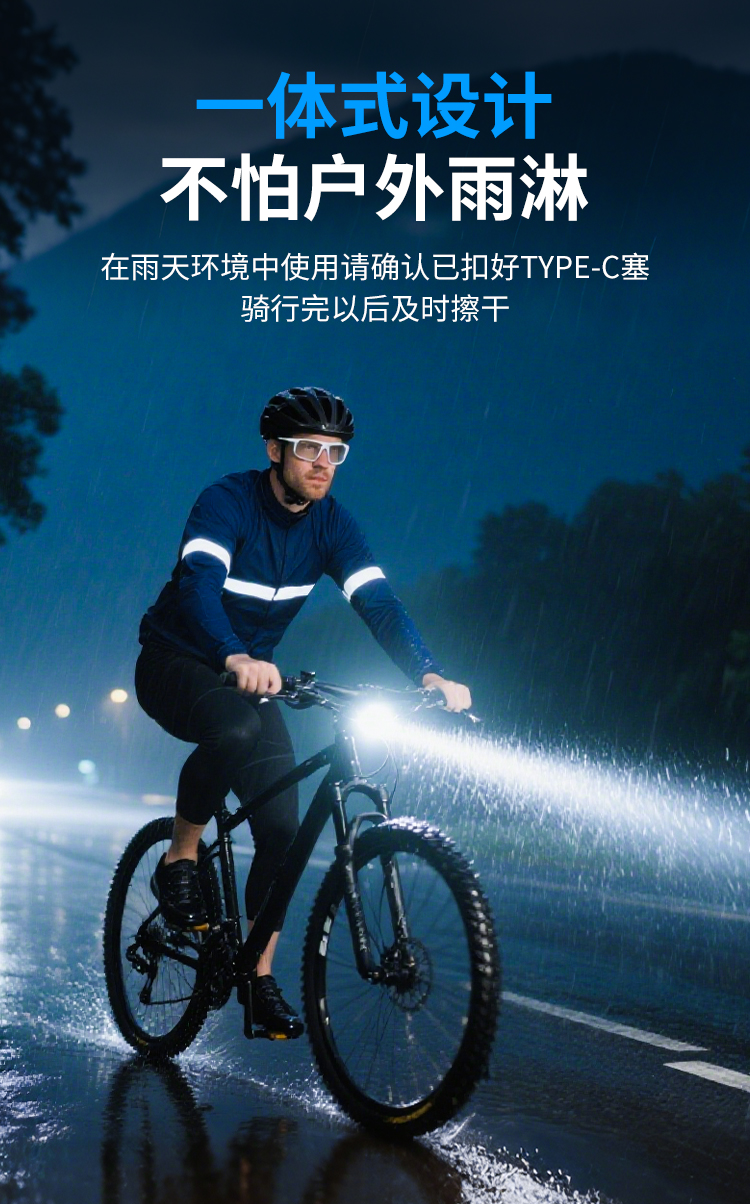 TQ02, TQ03 horn headlights, bicycle headlights, USB charging horn headlights, battery level display, mountain bike solar headlights, cycling lights, headlights, high-intensity flashlights pic 11