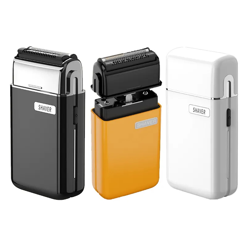 定制专业往复式迷你剃须刀KM-8701厂家价格干湿两用便携式迷你男士电动剃须刀