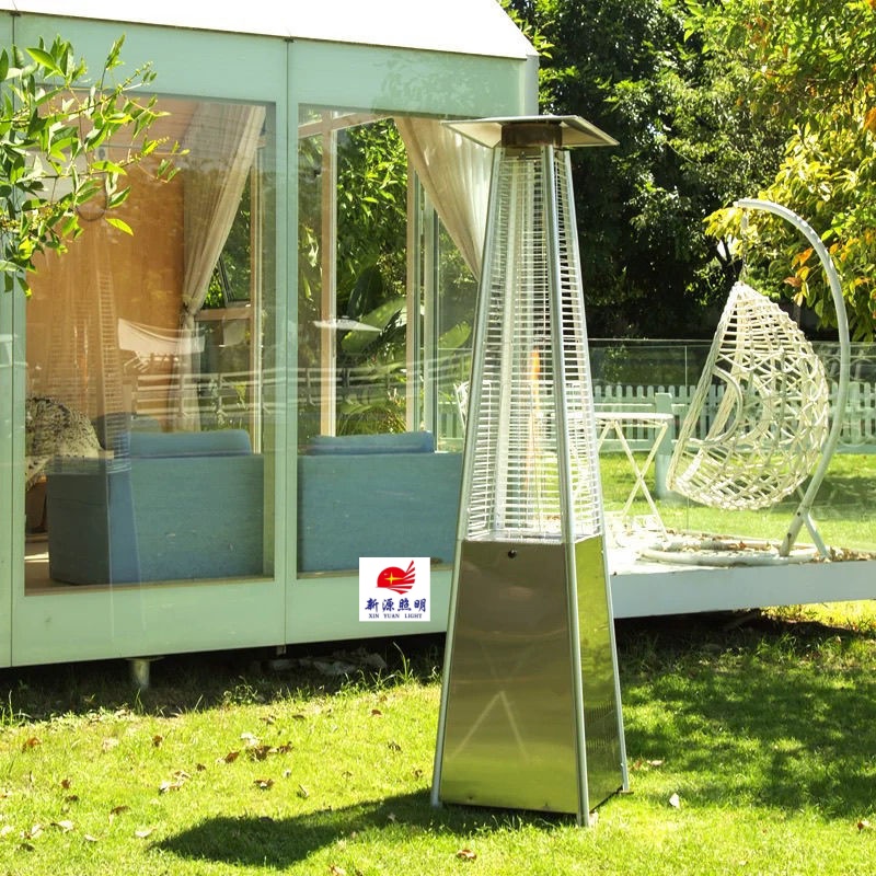 户外真火燃气取暖器酒吧商用液化天然气取暖炉采暖烤火炉塔形庭院