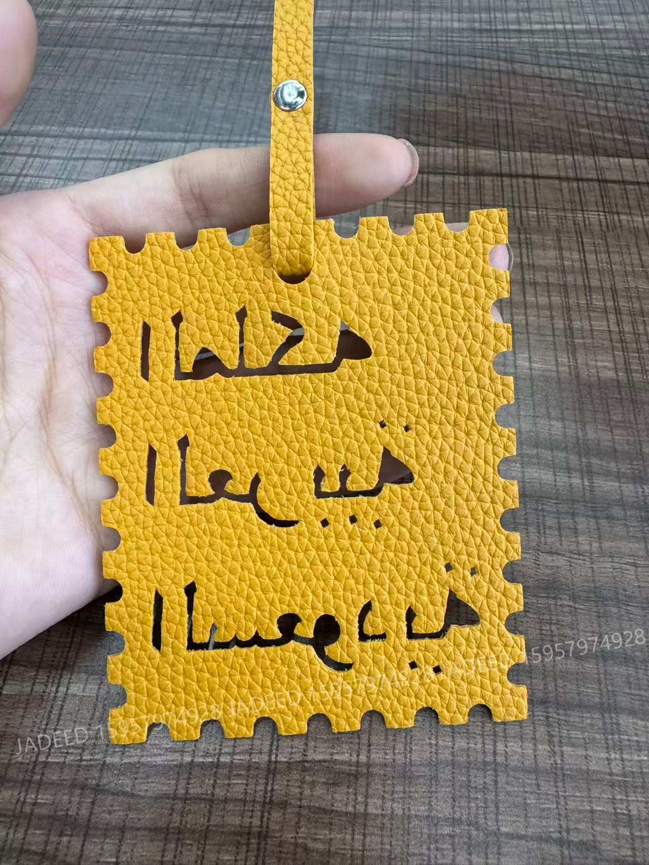 New hollowed-out leather pendants, clothing, bags and accessories Item Picture