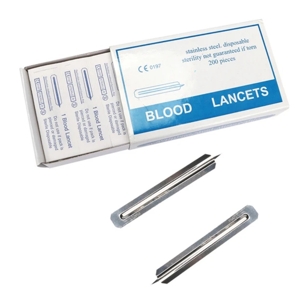 跨境出口不锈钢采血针 blood lancet