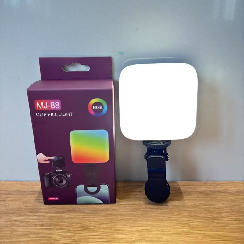 Pocket light, mini photo clip light, mobile phone fill light, ambient lighting, portable photography, outdoor portable tofu light Specification image