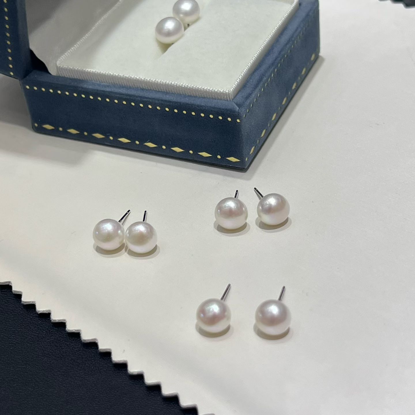 天然珍珠耳饰简约优雅气质耳坠女日韩风百搭时尚耳饰品礼物赠品细节图