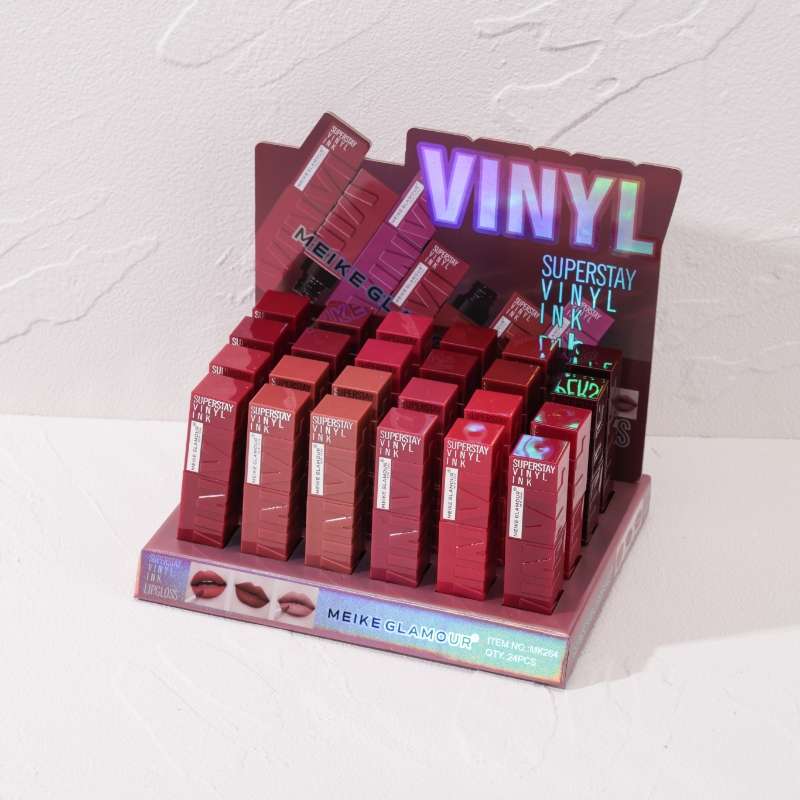 MEIKE GLAMOUR彩妆有色唇彩不沾杯润泽唇部彩妆持久亮泽唇彩MK264