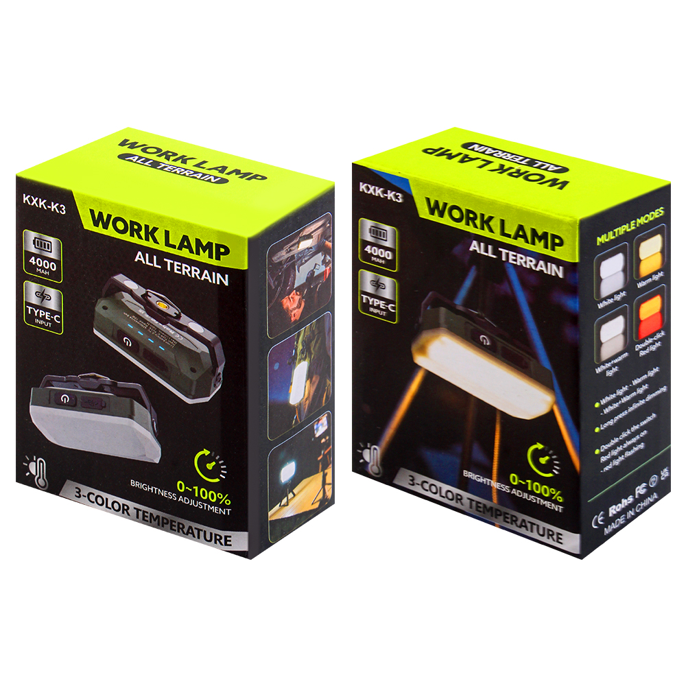 KINSACH Star Source type-c Rechargeable All-Terrain Work Light Application Scenario