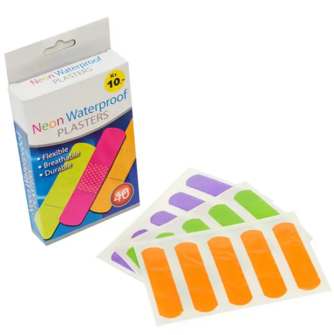 3-color multi-color band-aids for export, waterproof and breathable PE mixed sampling band-aids, direct sales from Yiwu factory, 40-piece set Application Scenario