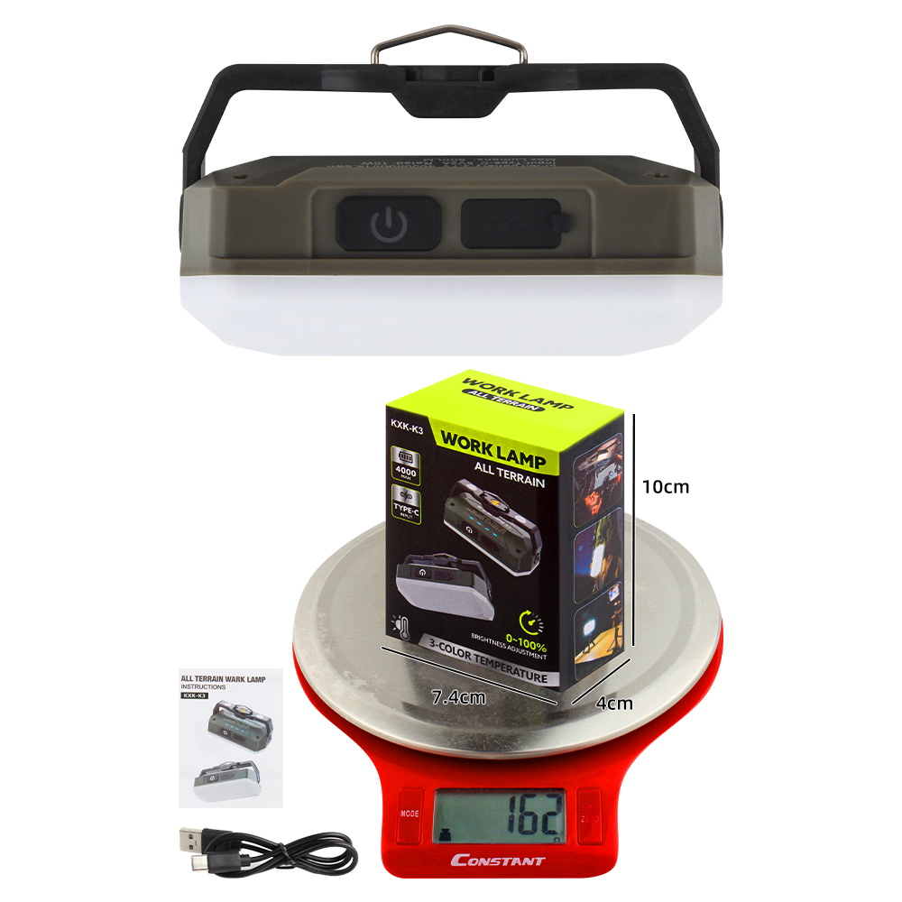 KINSACH Star Source type-c Rechargeable All-Terrain Work Light Specification image