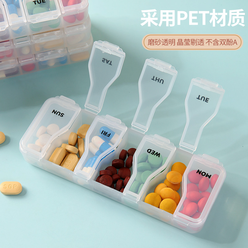 Medicine box storage box, desktop storage box, injection molded box undefined