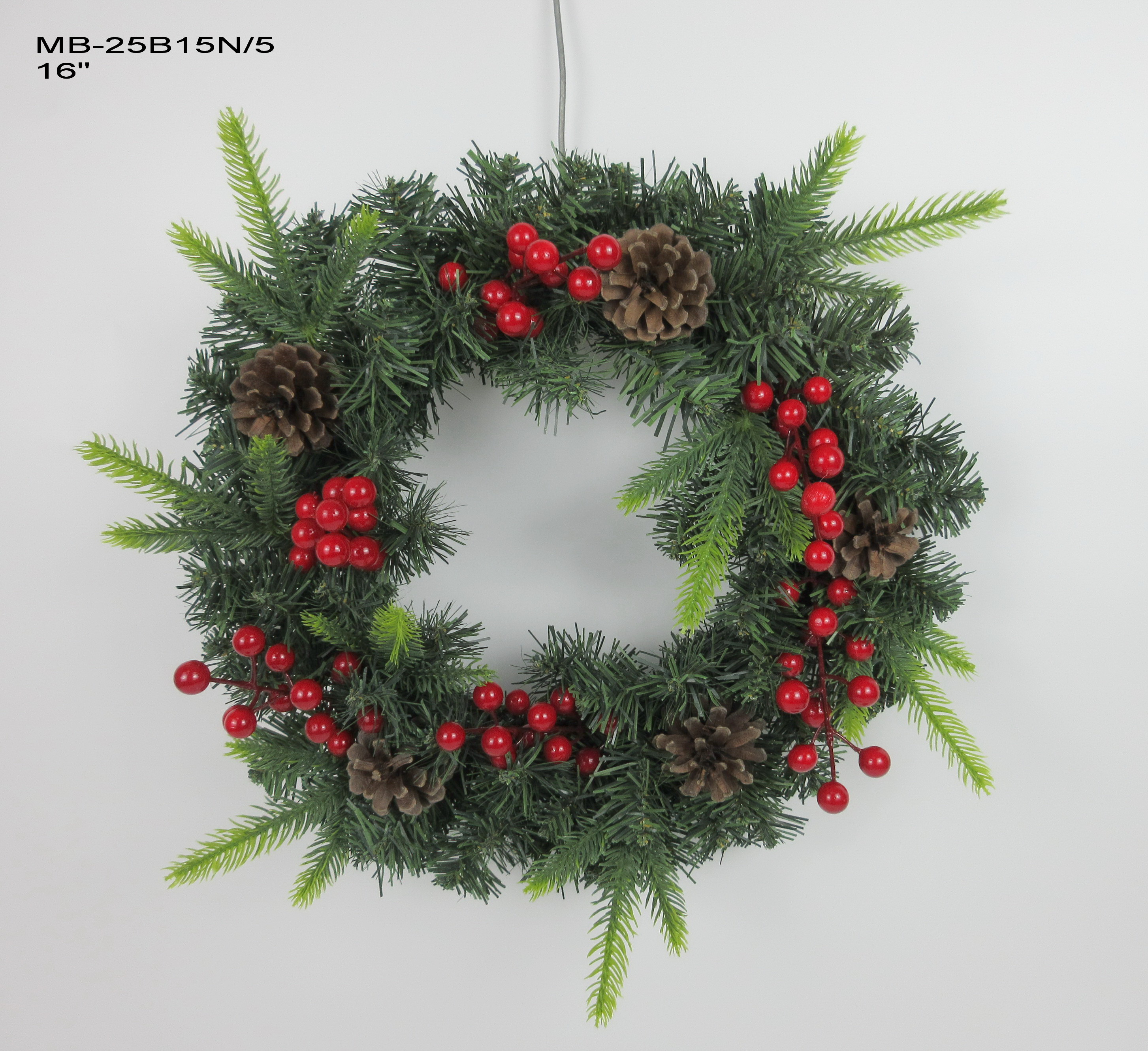 12 '16' 20 'Christmas simulated plastic flower garlands Specification image