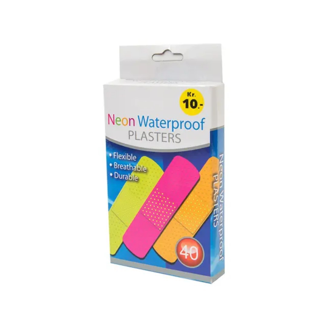 3-color multi-color band-aids for export, waterproof and breathable PE mixed sampling band-aids, direct sales from Yiwu factory, 40-piece set detail image 3