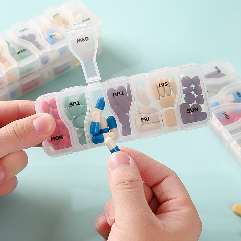 药盒收纳盒收纳桌面收纳盒注塑盒