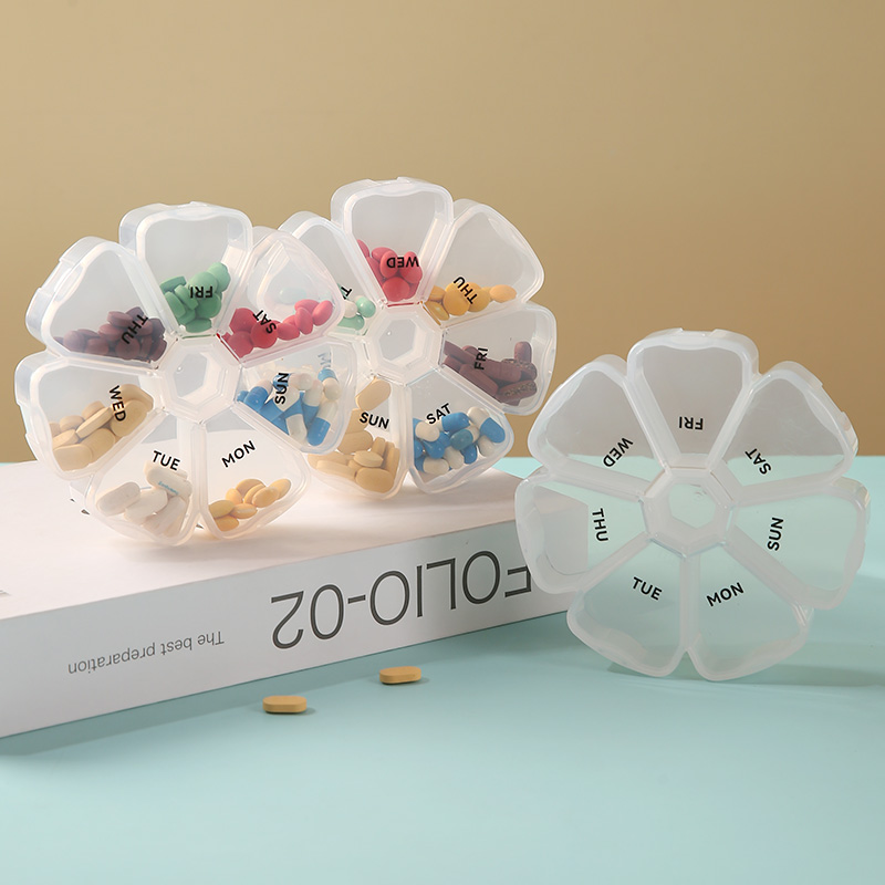 Medicine box storage box, desktop storage box, injection molded box details Picture