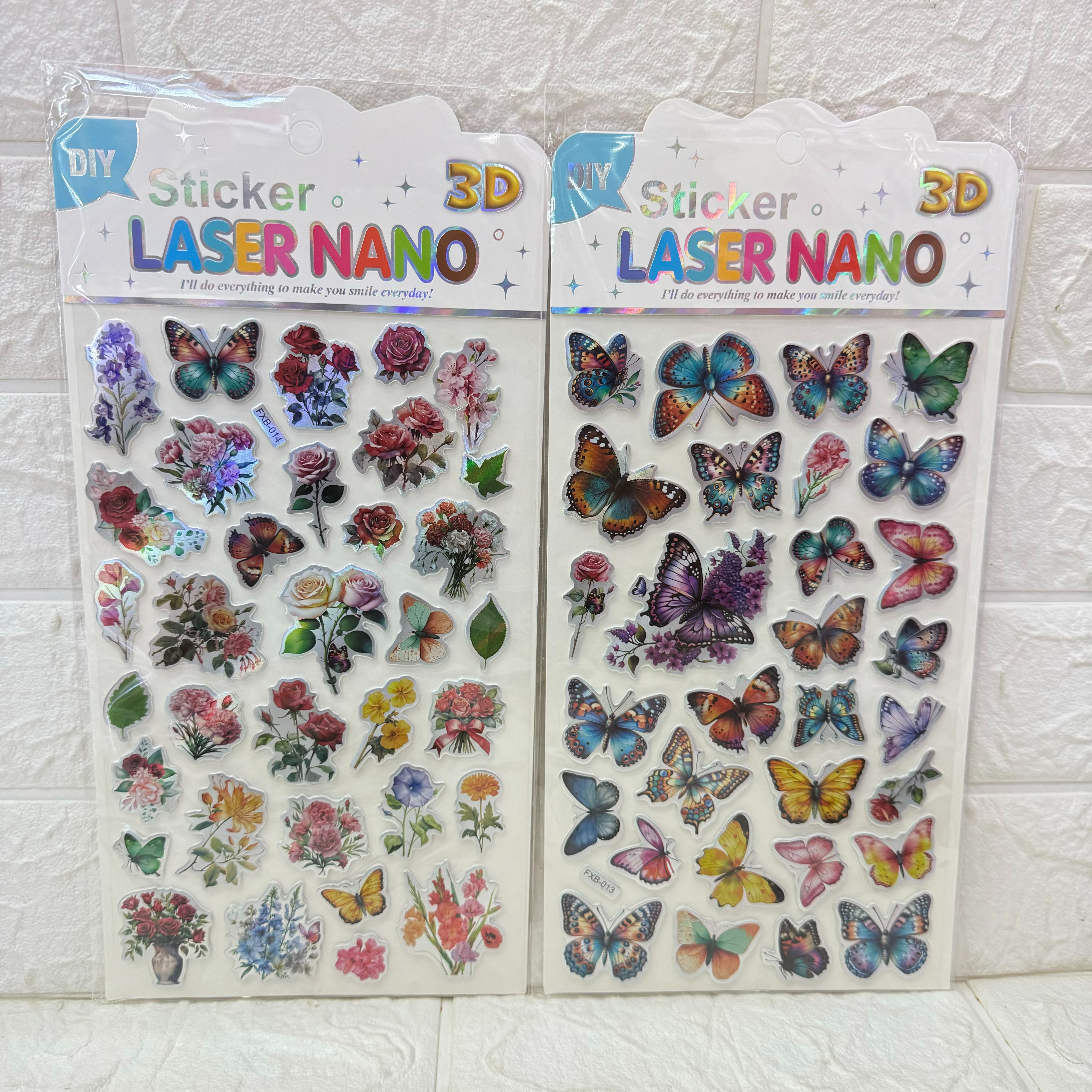 纳米镭射贴纸EVA立体贴纸卡通粘贴画 儿童立体奖励贴立体贴纸