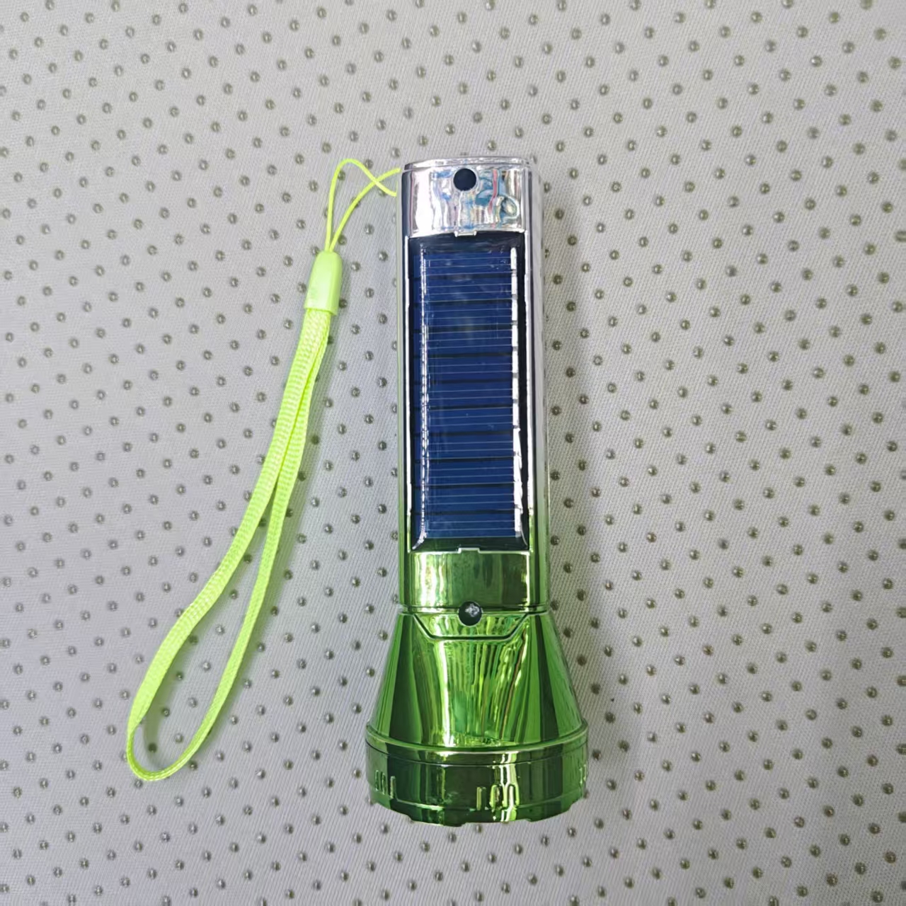 Solar charging flashlight, hand-held push switch, flashlight, multi-functional portable lighting manufacturer wholesale pic 2