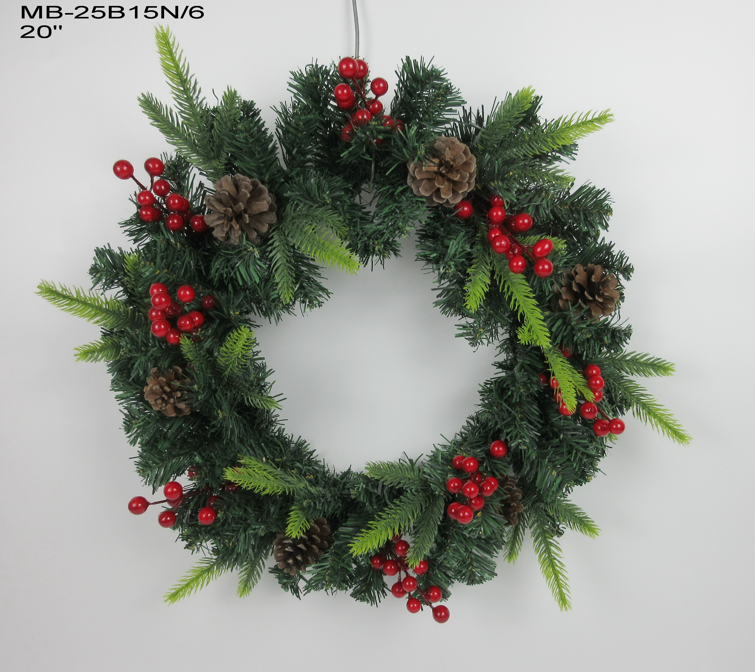 12 '16' 20 'Christmas simulated plastic flower garlands Application Scenario
