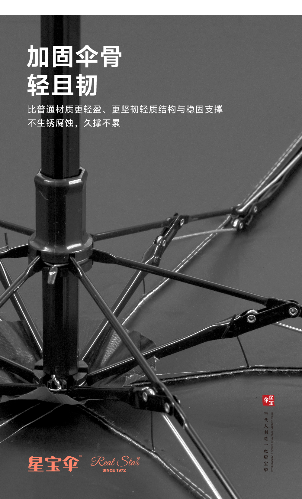 星宝伞5568复古风格小花伞五折口袋晴雨伞黑胶女士防紫外线雨伞小巧风格详情19