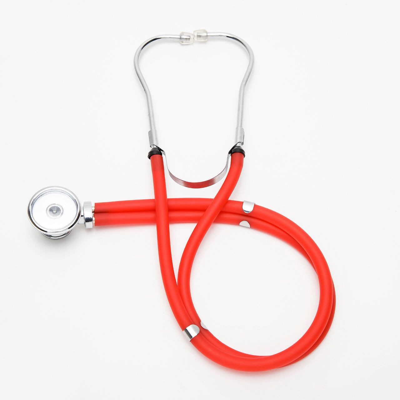 The cross-border foreign trade export dual-tube multi-functional Stethoscope comes in a variety of colors, including the Stethoscope medical and household stethoscope Specification image